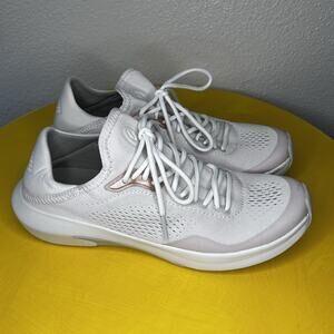 OluKai Kaholo Shoes Athletic Trainer Sneakers Beige Fabric Lace Up Women’s 8.5